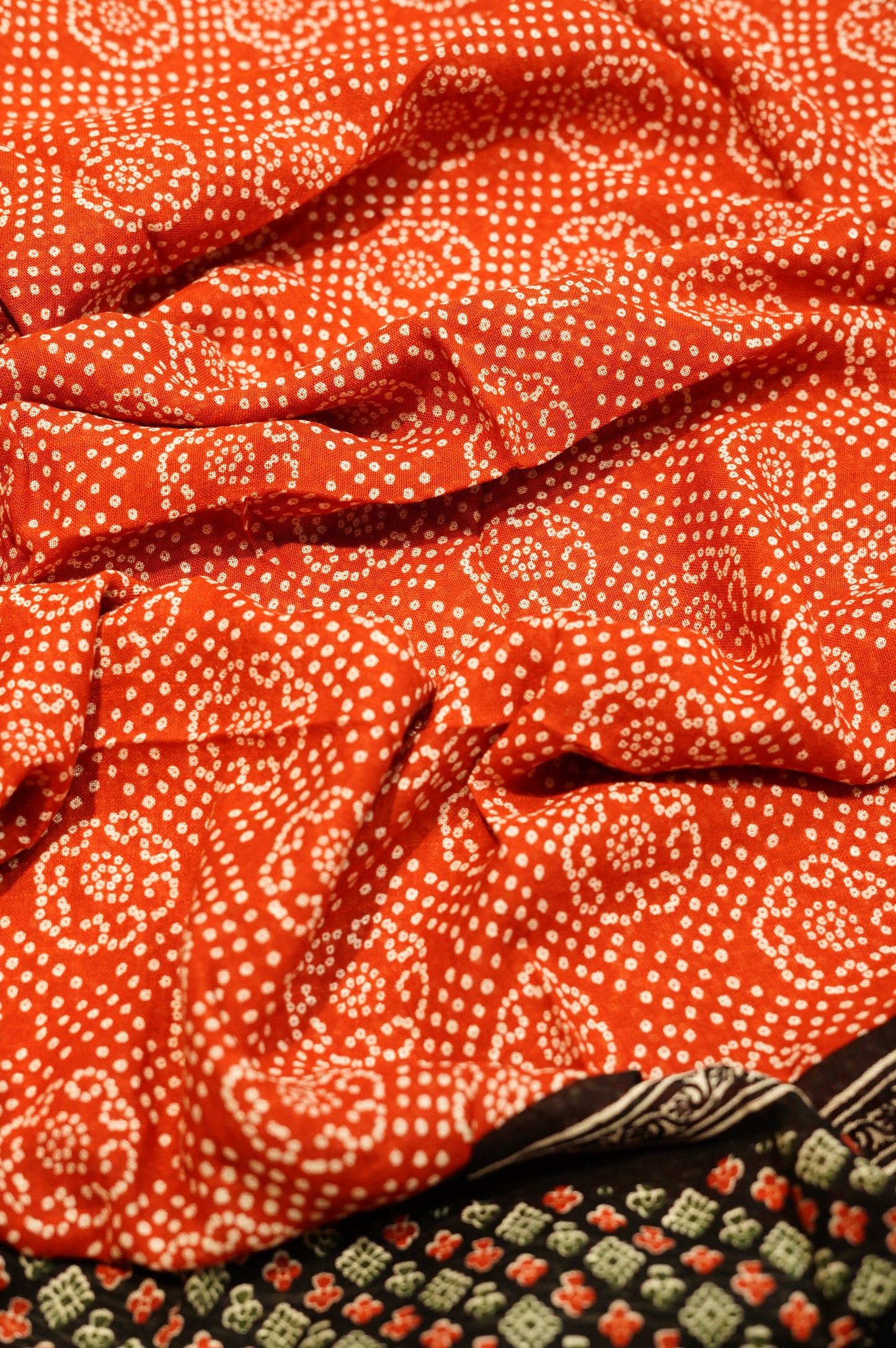 Black Rayon Linen Printed Suit