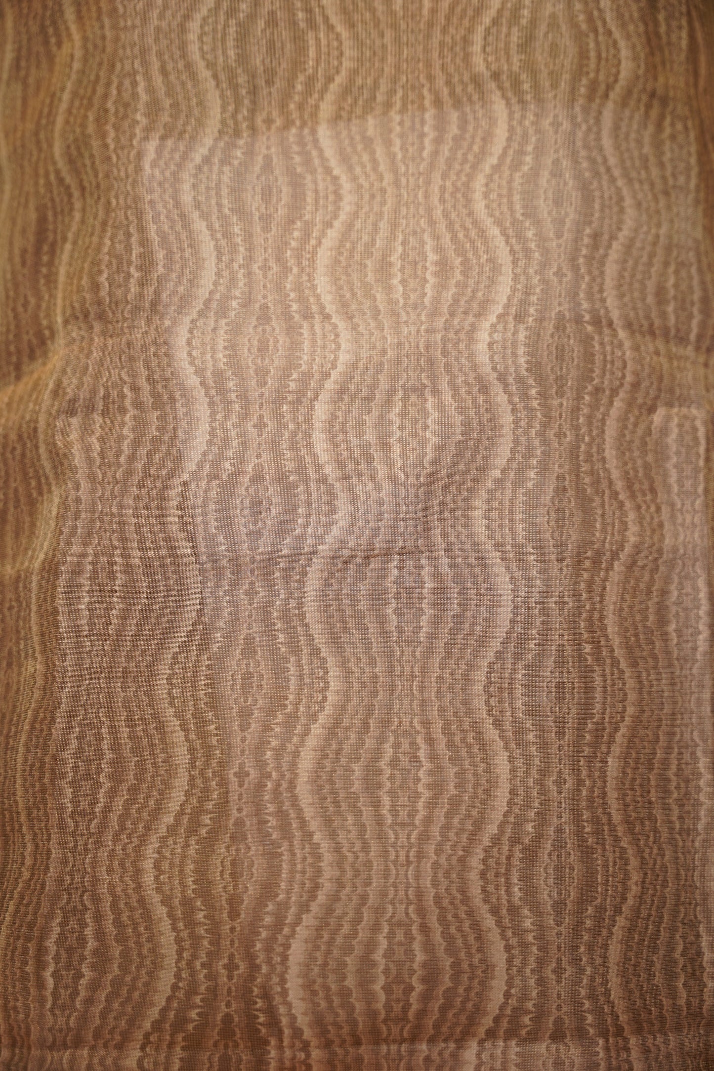 Printed Tissue Suit with Original Mirror Work