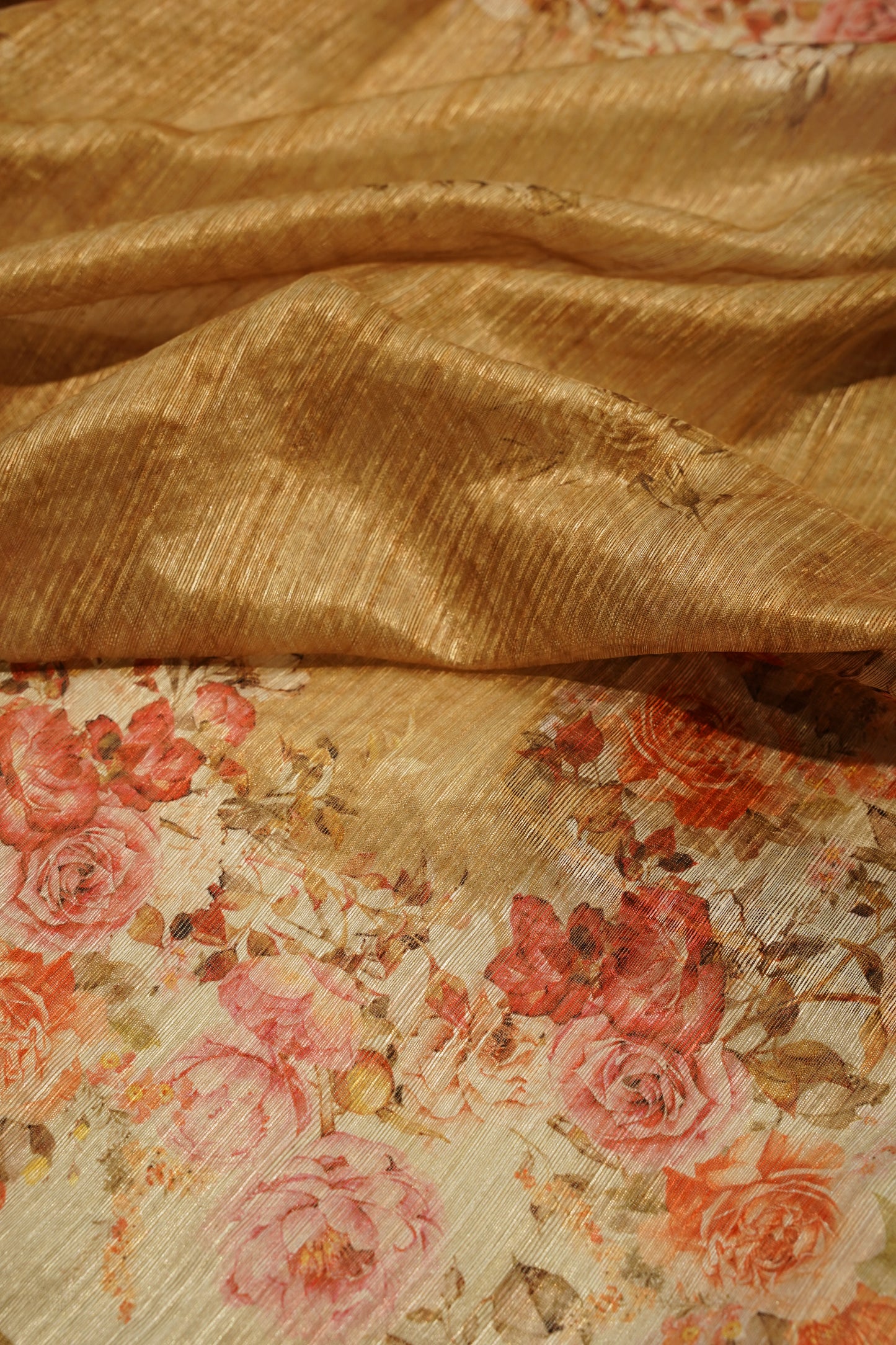 Hand Embroidered Art Tussar Suit