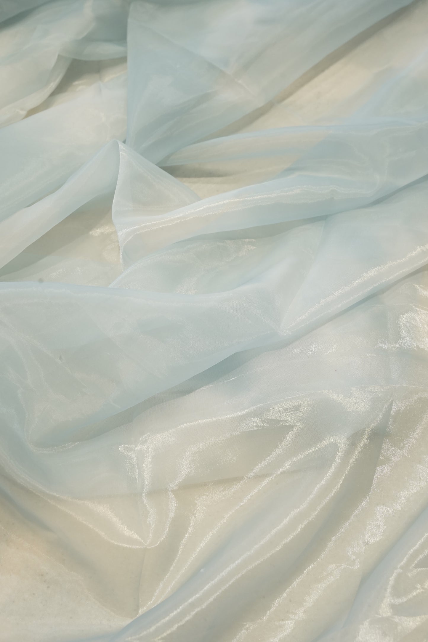 Glass Tissue Suit with Neck Work