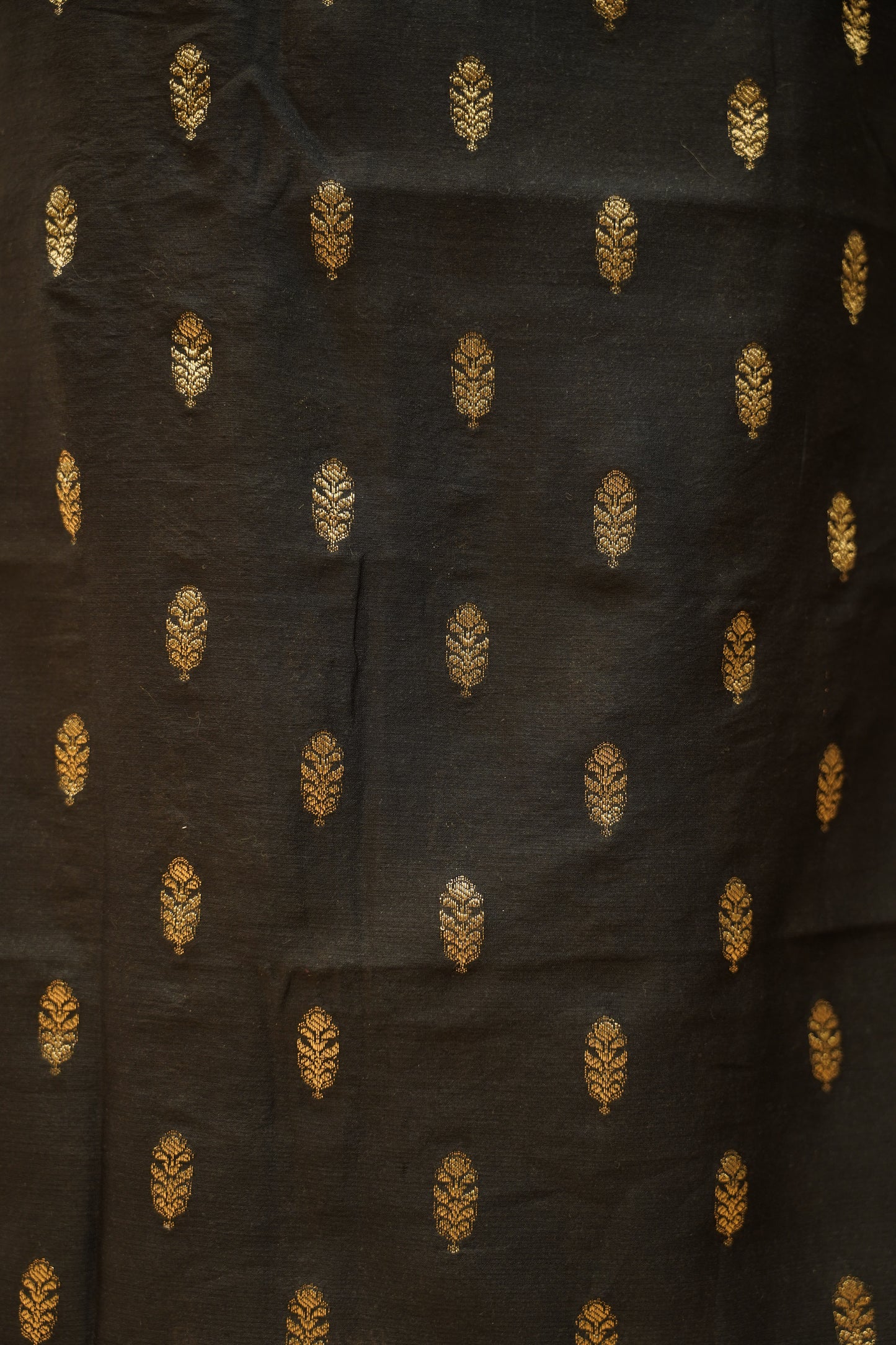Black Pure Banarasi Maheshwari Suit