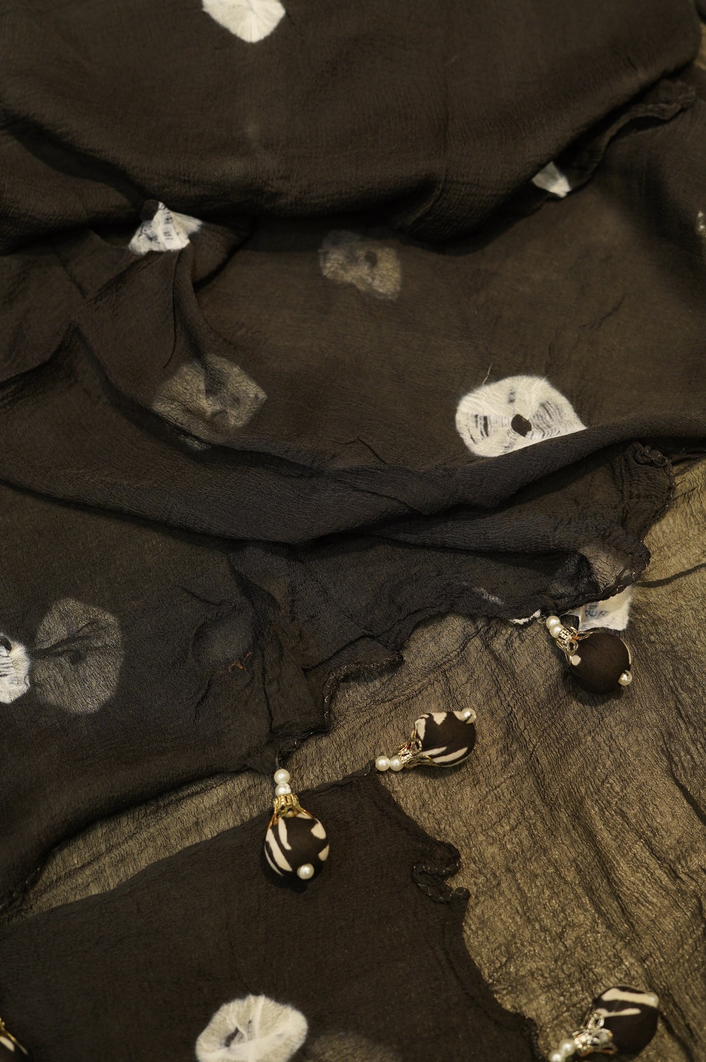 Black Printed Cotton Suit