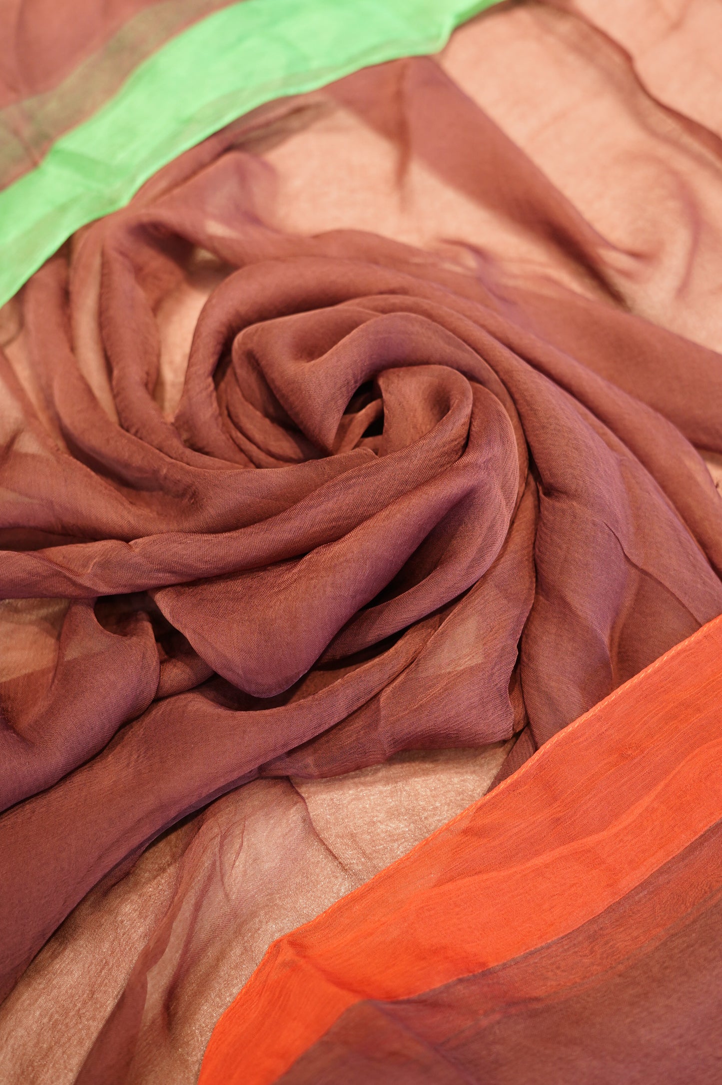 Mehroon Chanderi Suit with Handwork