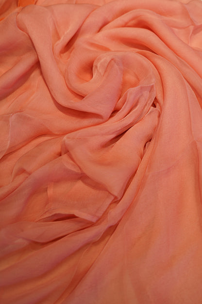 Pink Chanderi Suit with Applique and Handwork