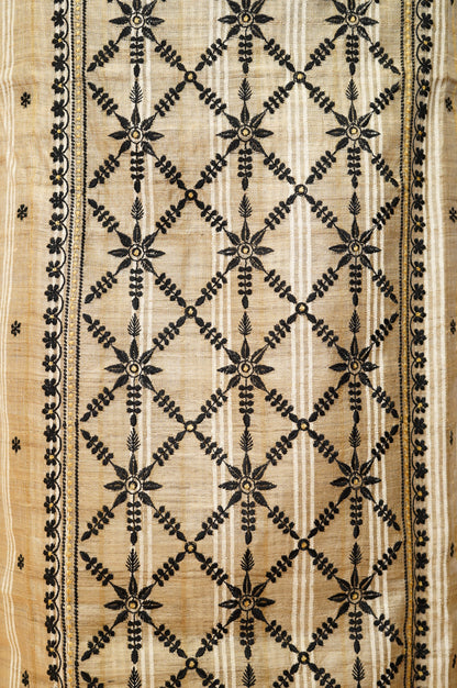 Beigh Embroidered Pure Matka Silk Suit