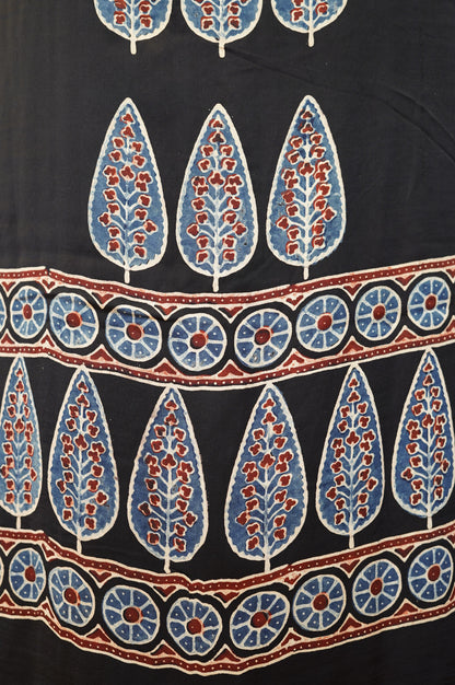 Black Modal Ajrakh Suit