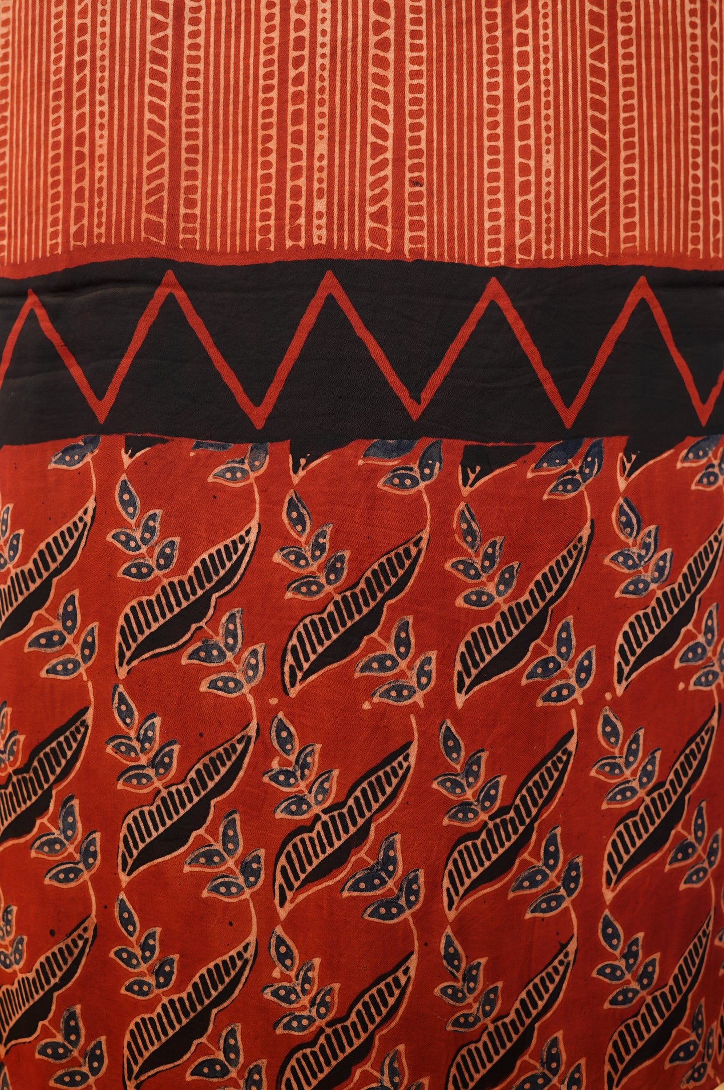 Red Modal Ajrakh Suit