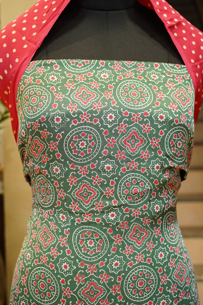 Green Modal Ajrakh Suit
