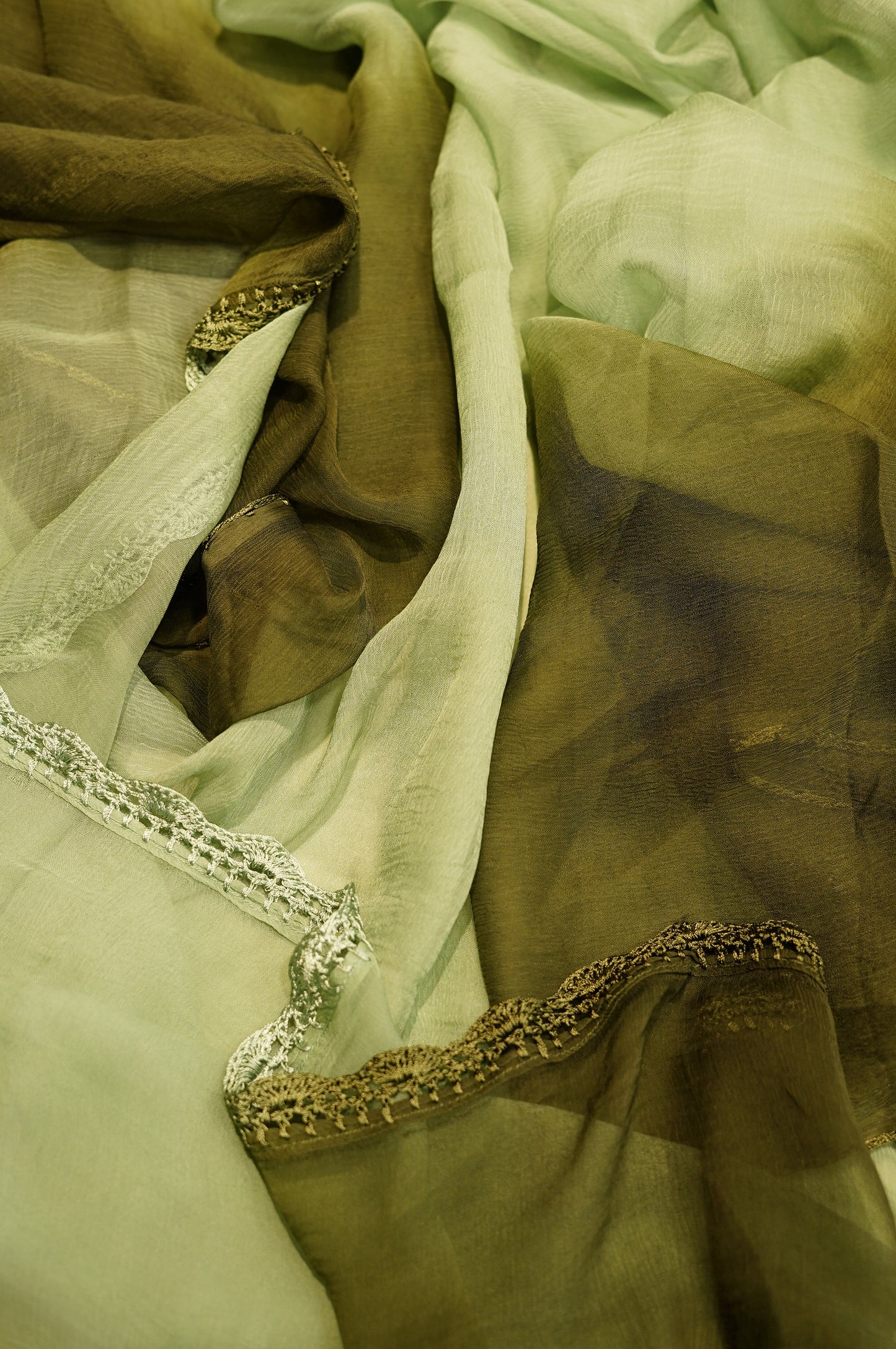 Green Modal Printed Suit