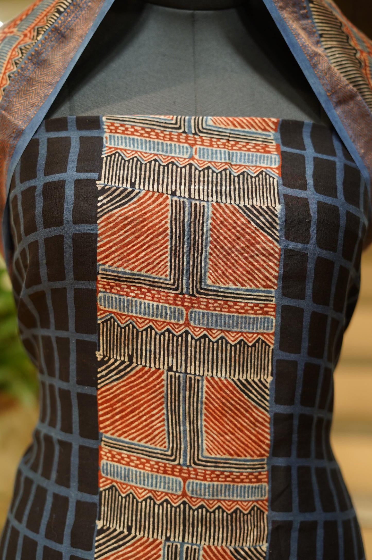 Maheshwari Block Printed Suit