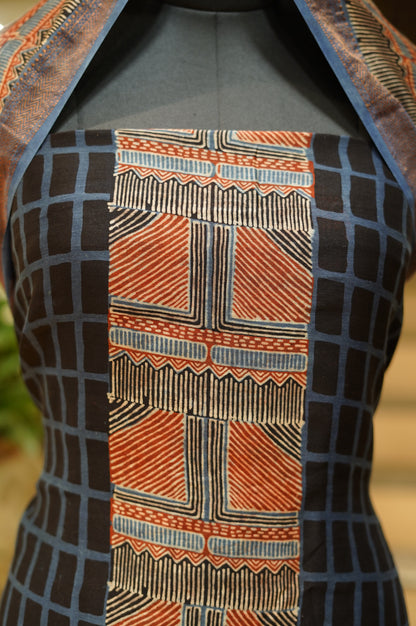 Maheshwari Block Printed Suit