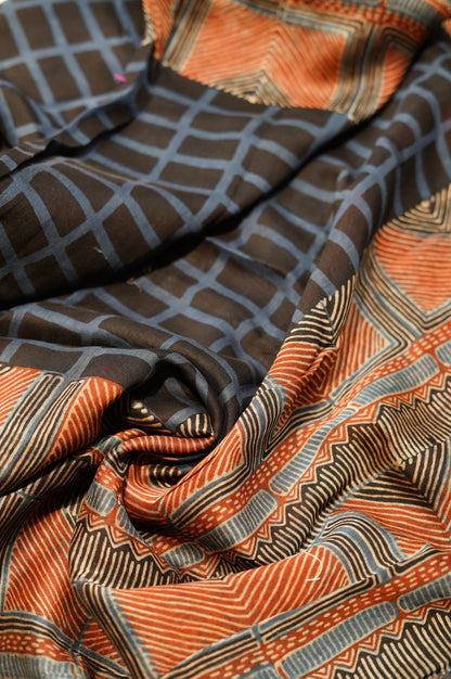 Maheshwari Block Printed Suit