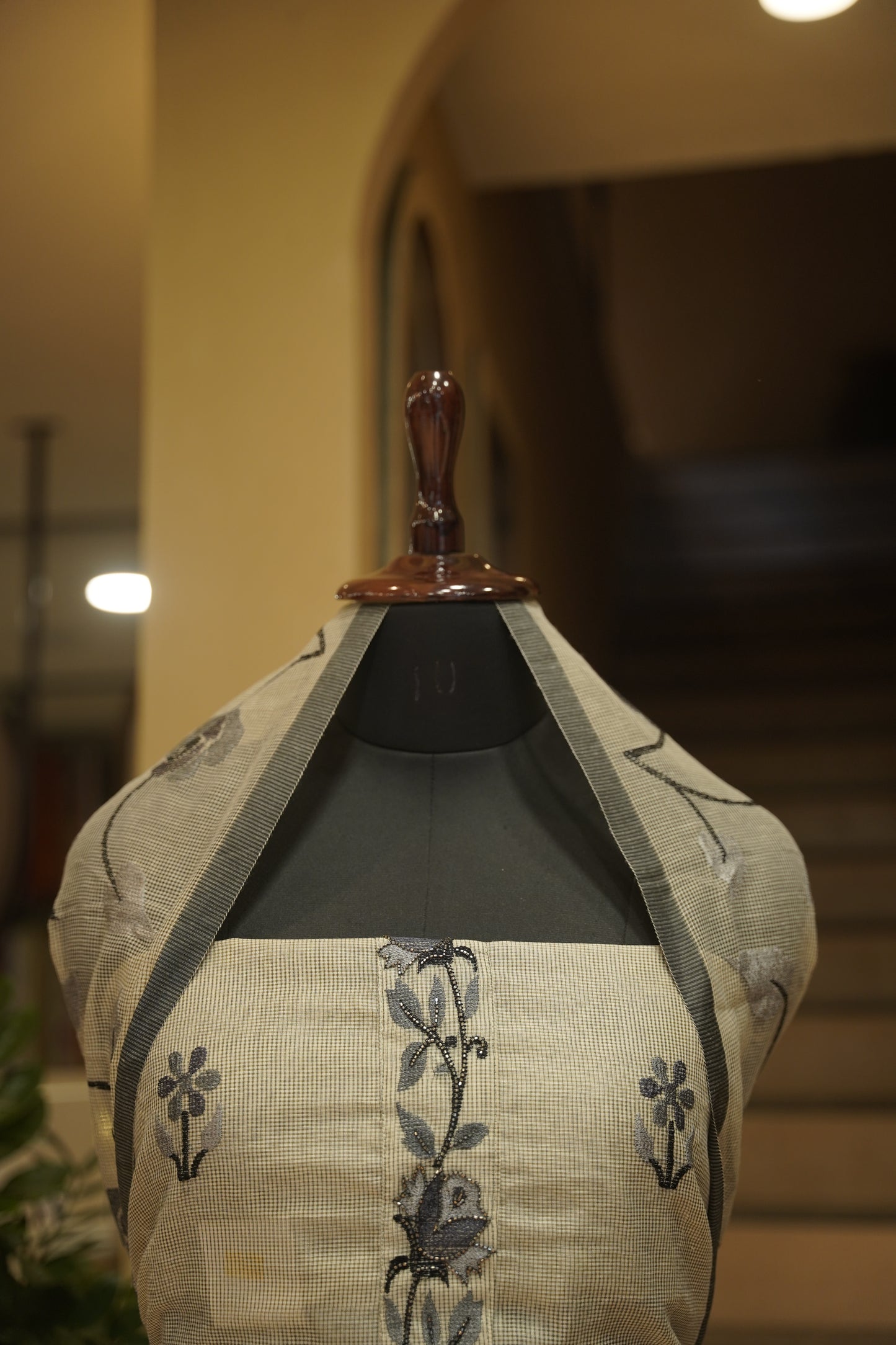 Embroidered Kota Suit
