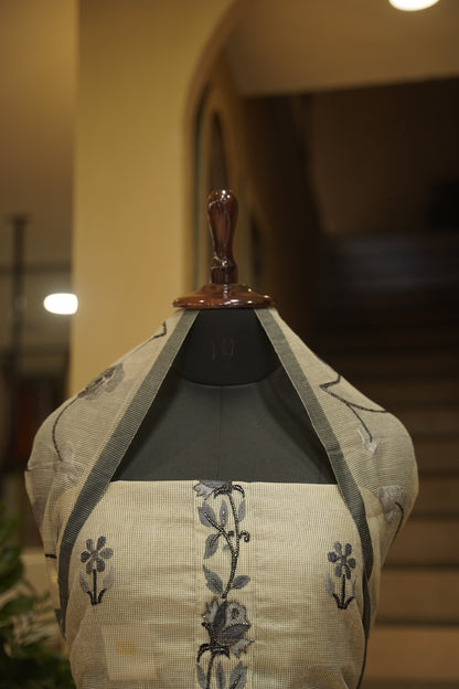 Embroidered Kota Suit