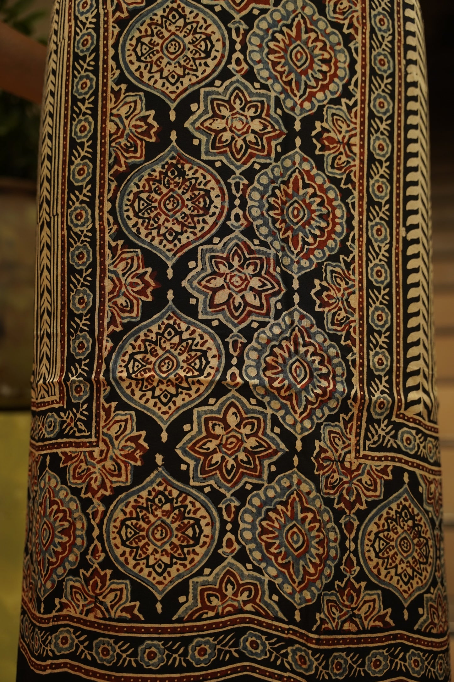 Black Ajrakh Suit