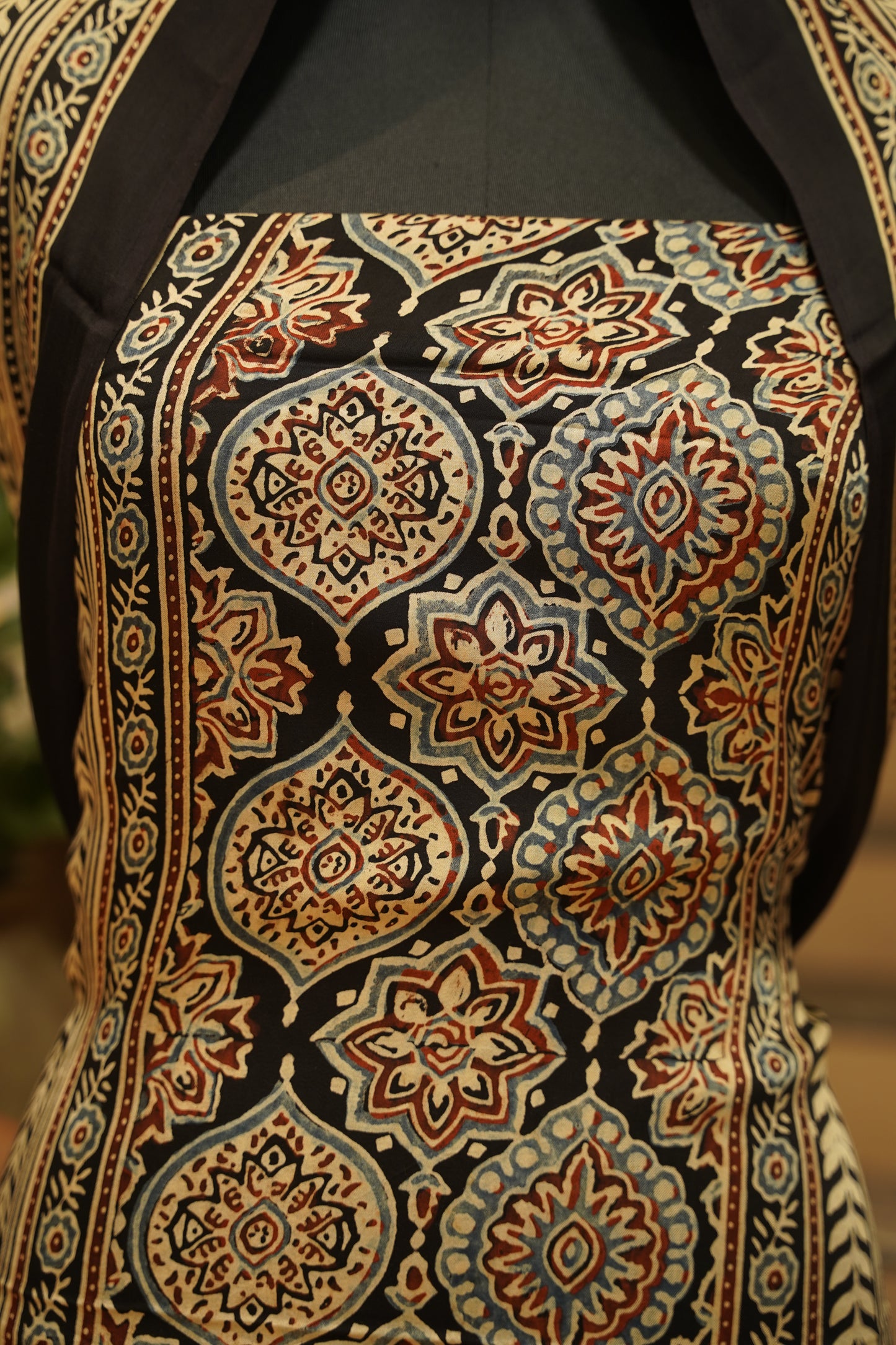 Black Ajrakh Suit