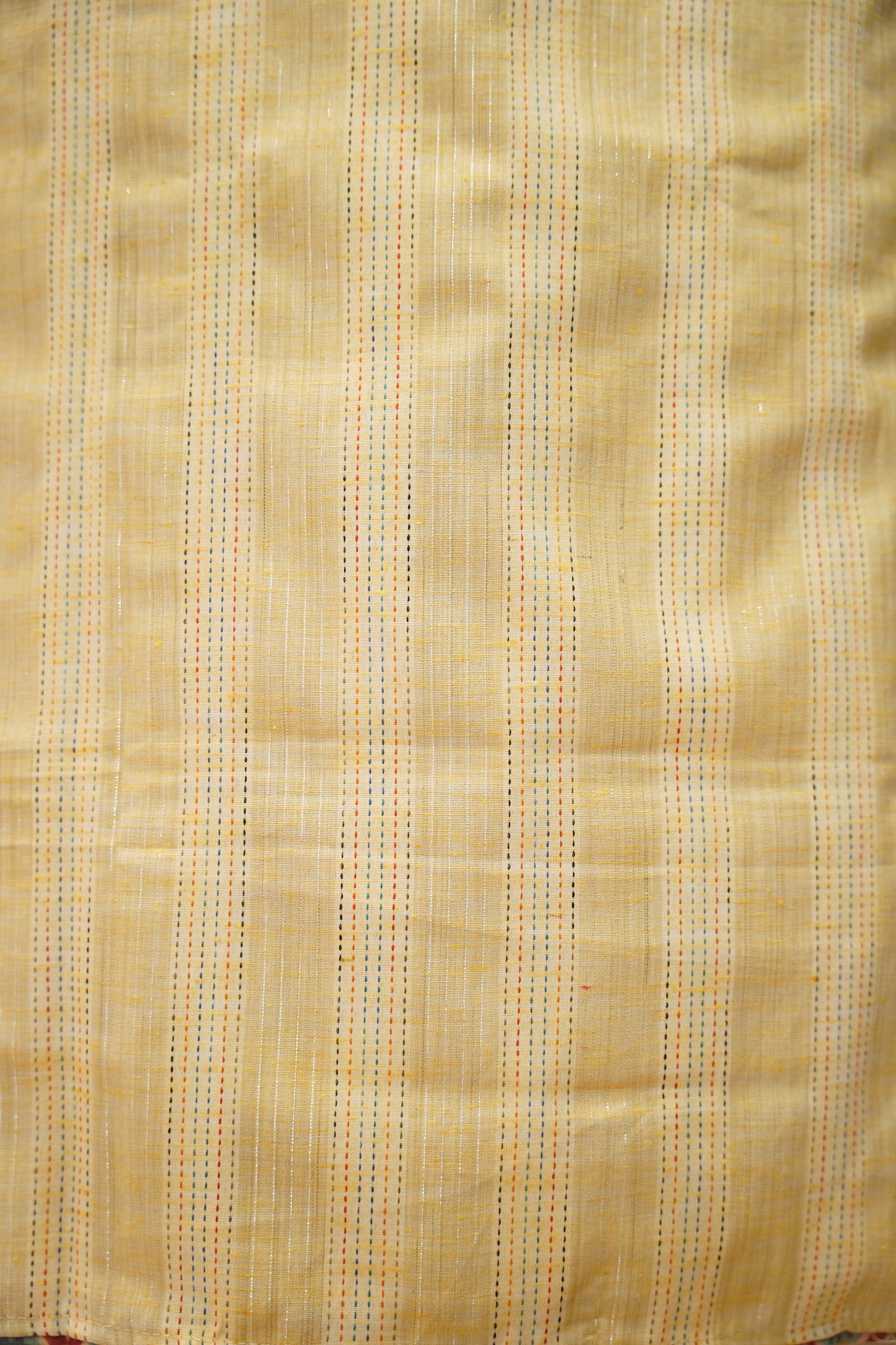 Self Cotton Linen Suit