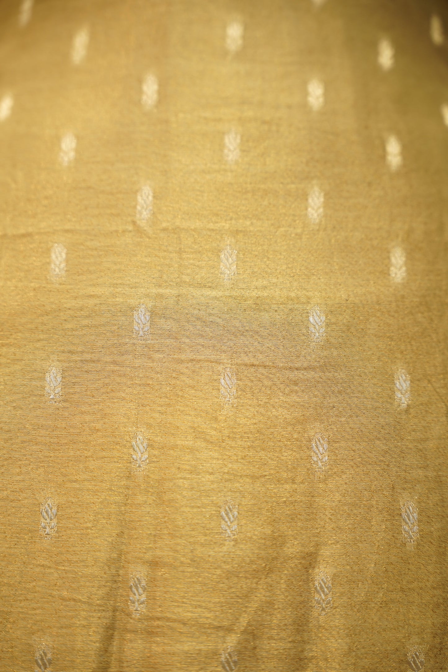 Yellow Pure Silk Tissue Booti Suit