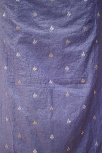 Purple Chanderi Suit with Handwork
