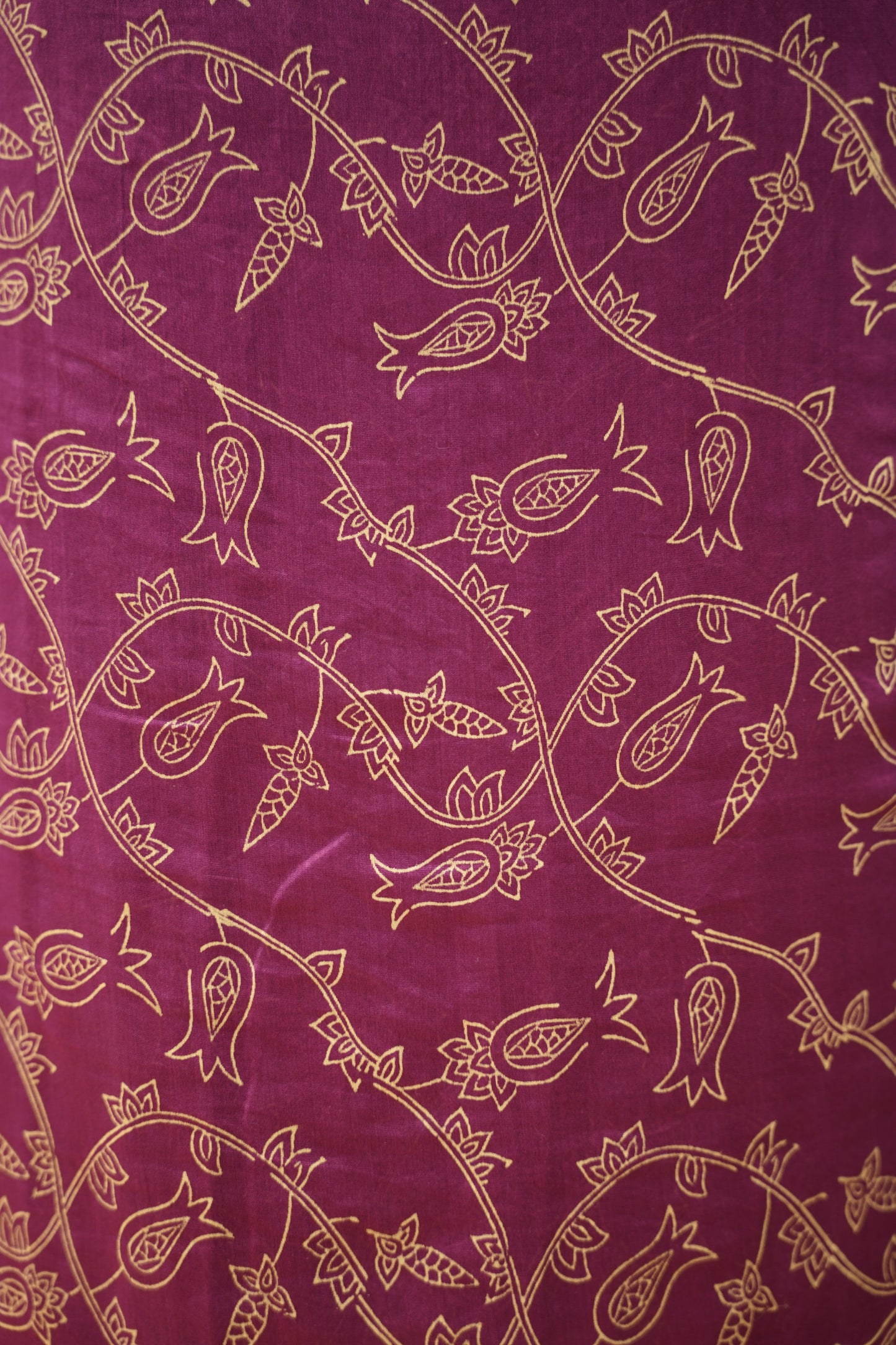 Wine Maheshwari Printed Suit