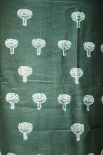 Green Shibori Maheshwari Printed Suit