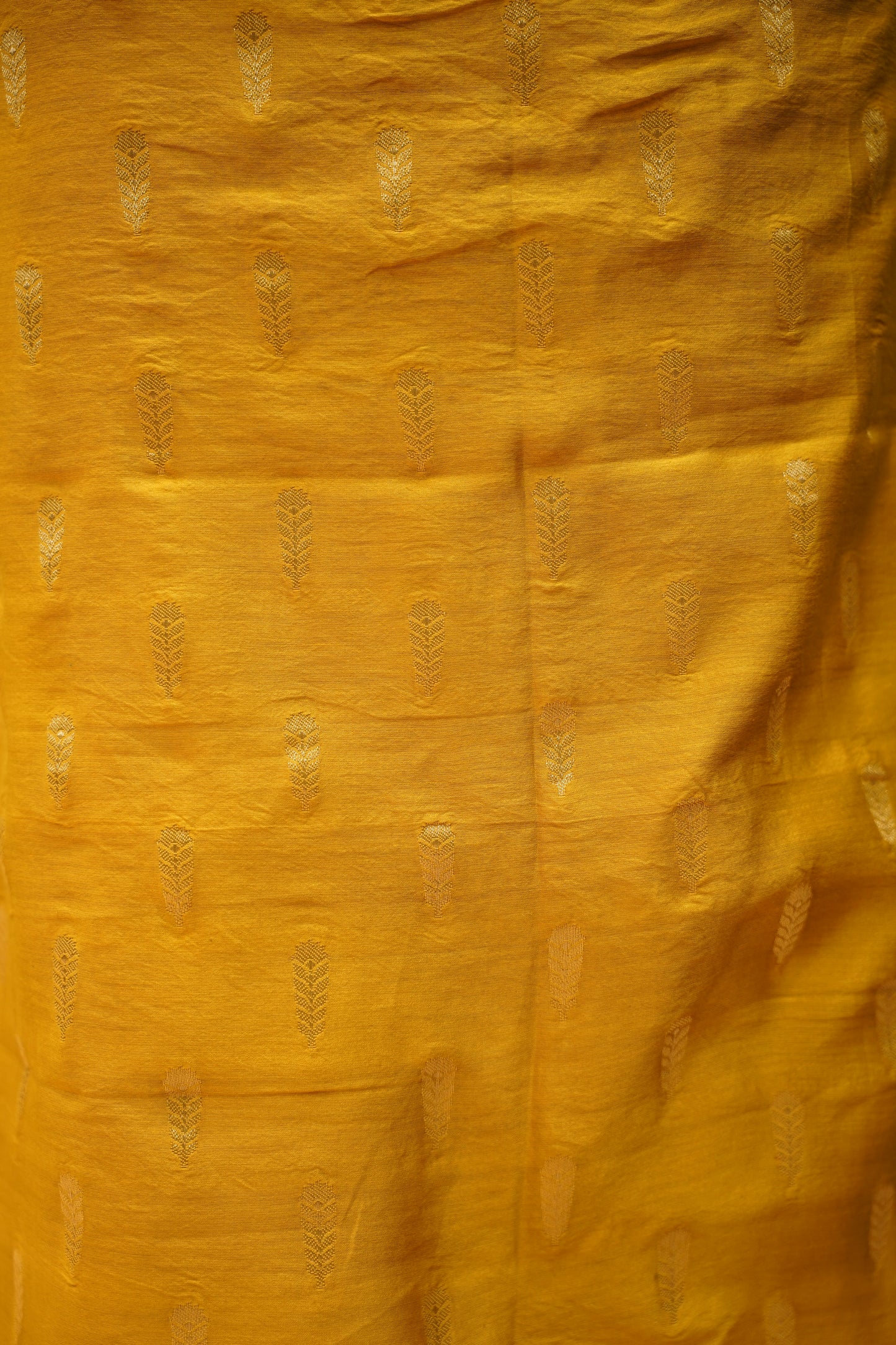 Yellow Banarasi Maheshwari Suit
