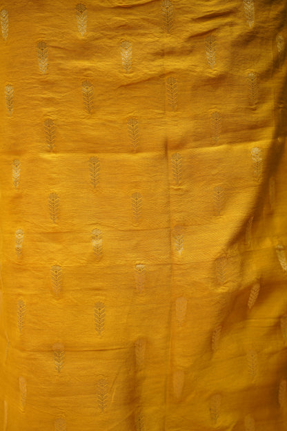 Yellow Banarasi Maheshwari Suit